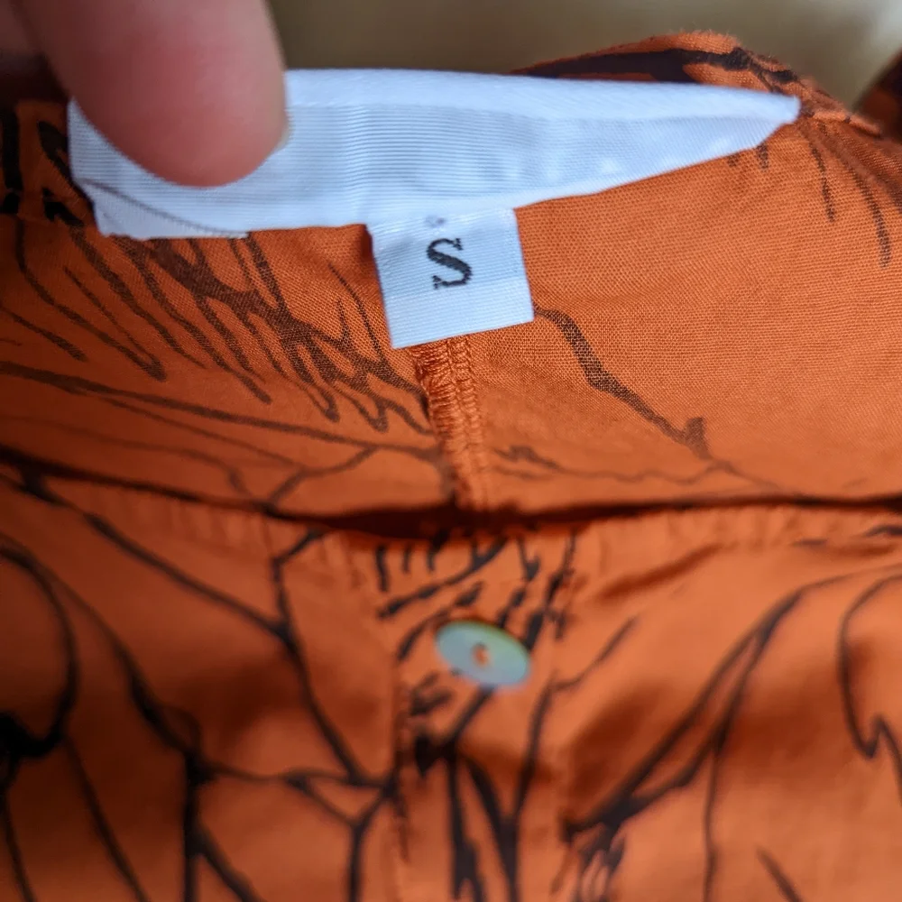 EUC Bryn Walker Don Tunic in Orange Floral